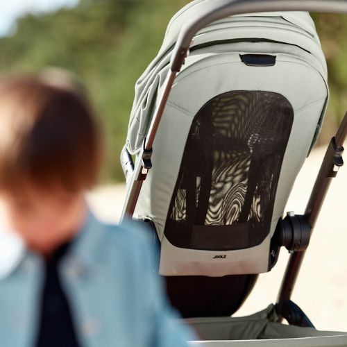 asiento ventilado y transpirable con dise&ntilde;o ergon&oacute;mico del Joolz Geo 3